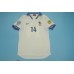 Italy 1996 EuroCup Away White Soccer Jersey